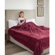 Sapphire Polyester Electric Blankets, Red, Full
