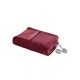  Sapphire Polyester Electric Blankets, Red, Full
