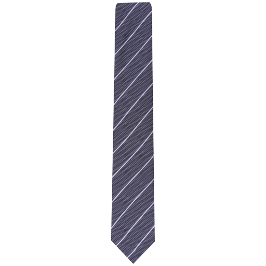  Men’s Harro Stripe Silk Blend Textured Slim Tie, Teal
