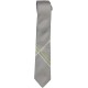  Men’s Cross Street Striped Skinny Neck Tie Silk Accessory, Gray