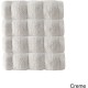  Vague Zero-Twist 100% Turkish Micro Cotton Wash Cloths, Set of 4, Silver/White/Creme/Anthracite