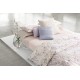  Blush Gossemer King Fitted Sheet Bedding