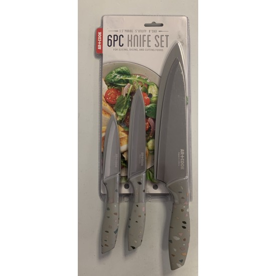 Art and Cook 6pc Knife Kitchen Set