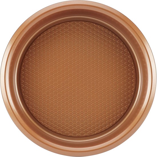  Home Collection Round Cake Pan, Brown