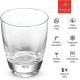  Luna Double Old Fashioned Glasses, Clear, Set of 2