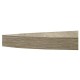  Shelves Triangle Wood Floating Corner Wall Shelf with Invisible Bracket, One, 14×14, Driftwood Gray