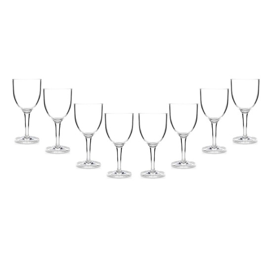  Collection Acrylic Wine Glass, Clear, Set of 4