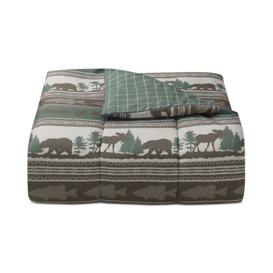  Mountainside 8-Pc. Reversible California King Comforter Set