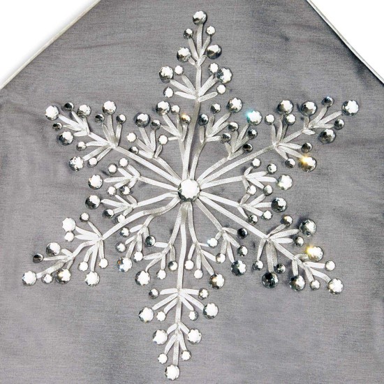  Company 13″ x 72″ Table Runner with Snowflake Design