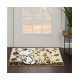  Peanuts Snoopy and Woodstock Dancing Leaves Accent Decor Accent Rug 18×30, Beige