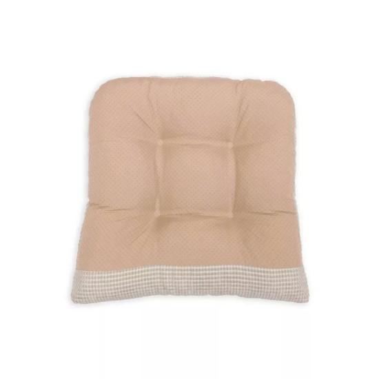 S Memory Foam Chair Pad,16x16, Light Taupe