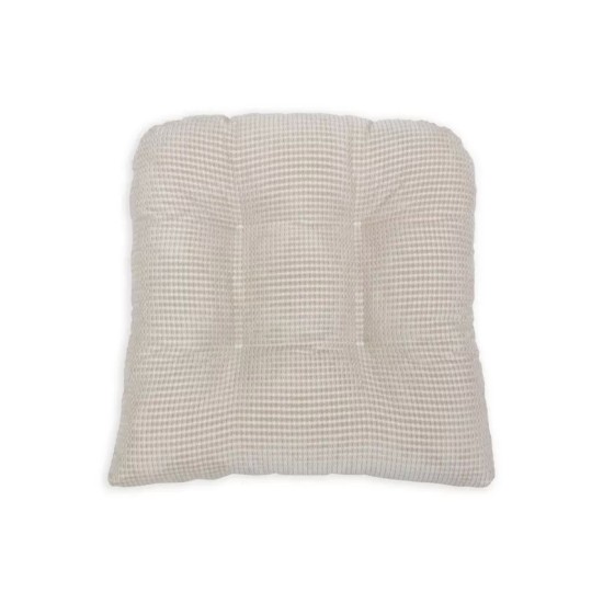 S Memory Foam Chair Pad,16x16, Light Taupe