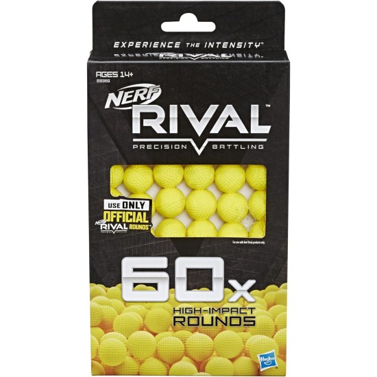  Nerf Rival 60 Round Refill Pack, Yellow