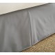  Microfiber Polyester Bed Skirt,Gray,Full