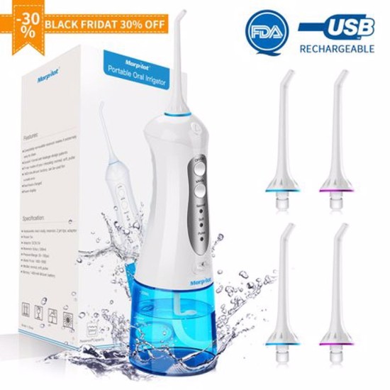 Keentstone 2019 Best Professional Portable Cordless Water Flosser, Rechargeable