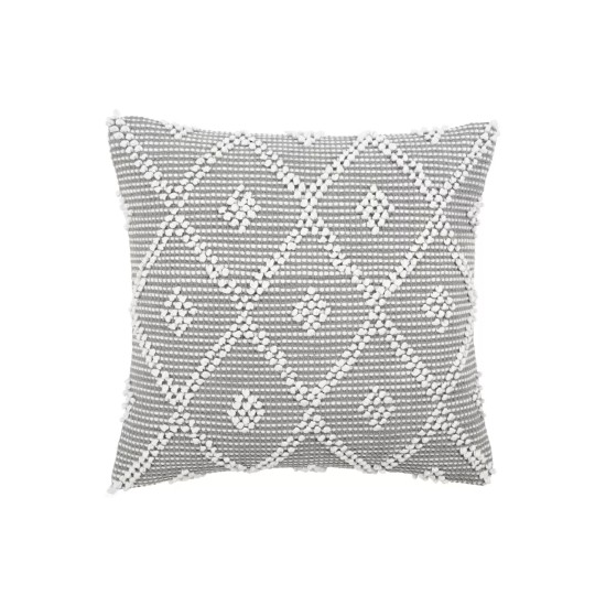  Adelyn Decorative Pillow, 20″ x 20″-Grey