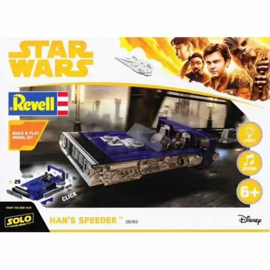 Star Wars Han Solo Speeder Model Kit by  with Lights and Sounds
