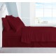  Luxury Bedding Collection, Ultra-Soft Brushed Microfiber 4-Piece Bed Sheet Sets, Extremely Durable – Easy Fit – Wrinkle Resistant – (Includes 1 Bonus Pillowcase), Twin XL, Burgundy