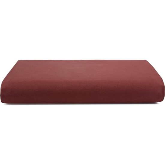  Home Florence Stitch Fitted Sheet, California King, Deep Berry