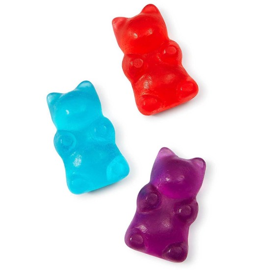  3-Pc. Blue, Red, Purple Gummy Bear Soap Set