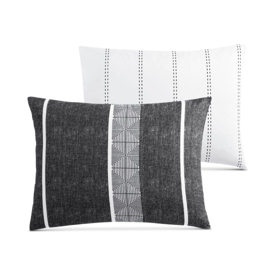  Matt 6-Pc. Reversible Twin Comforter Set, Gray, Twin