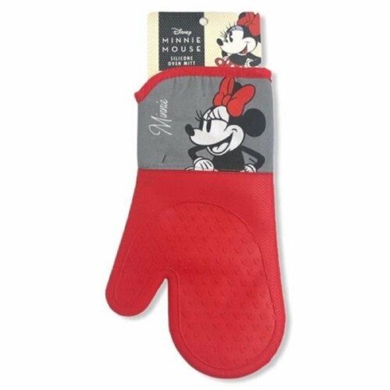  Silicone Oven Mitt, Red