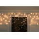  100-Count Clear Mini Icicle Christmas Lights – 5.75′ ft White Wire