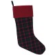  8″ x 19″ Highlands Collection Stocking, Red, Green