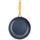  Jupiter 8″ and 10″ Fry Pans with Felt Cookware Protectors, Gray