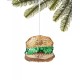  Foodie & Spirits Sequined Hamburger Ornament, Multicolor