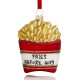  French Fries Ornament, Red, 7×8