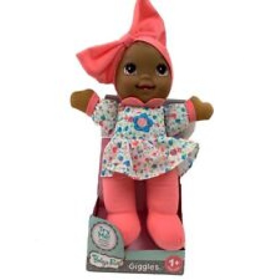  Baby’s First Giggles African American Doll 12″ Plush