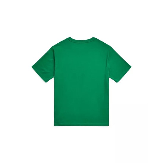  Men’s Classic Fit Crew Neck T-Shirt, Green, Small