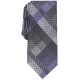  Men’s Ember Plaid Slim Tie, Purple