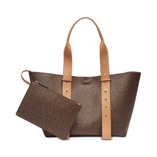  Jane Signature Handbag  Tote (Mini Brown/Khaki, One Size)