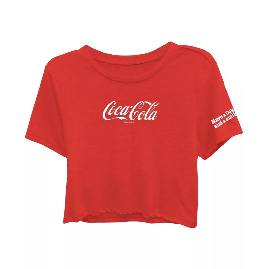  Juniors’ Coca-Cola T-Shirt, Red, Small