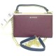  Womens Leather Crossbody Trifold Wallet Bronze Small