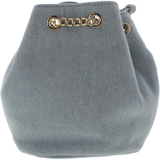   Womens Pia Crossbody Mini Bucket Handbag,Blue, Small