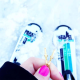  Skis Charm, Gold plated 925 silver