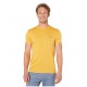  Men’s Crew-Neck Pima Cotton T-Shirt, Yellow, 4X-Large
