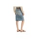  Women’s Superstretch Denim Skirt, Blue, 10