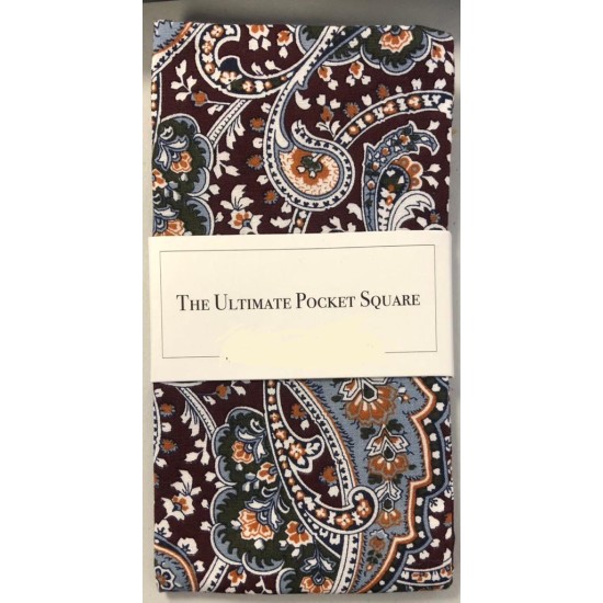  The Ultimate Pocket Square Dark Floral Pattern
