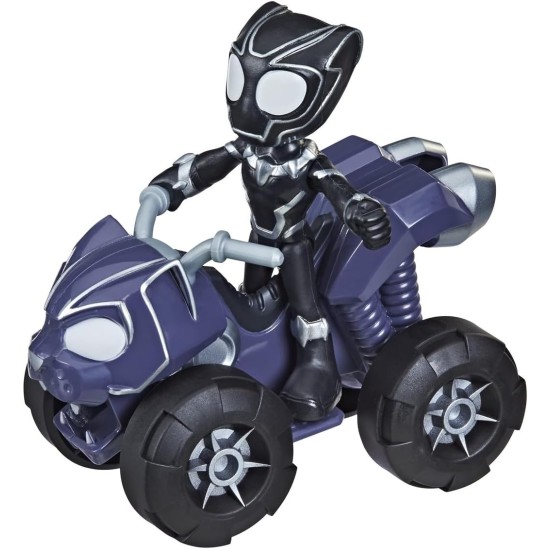  Spidey and His Amazing Friends Black Panther Action Figure and Panther Patroller Vehicle