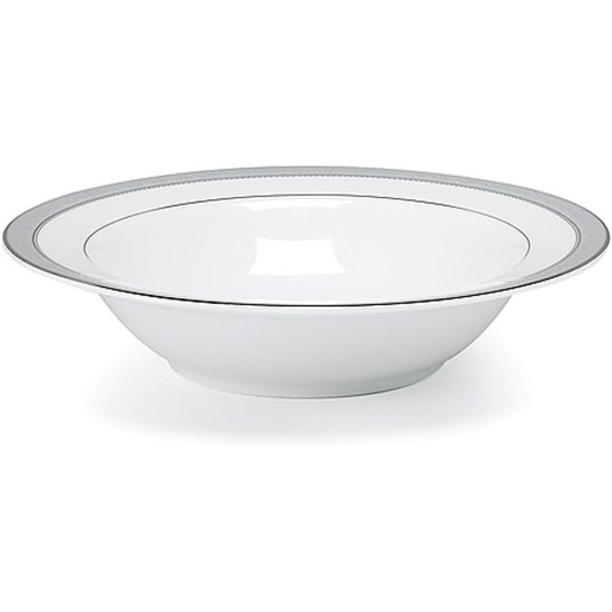 Mikasa Platinum Crown 7.375” Fruit Bowl, White