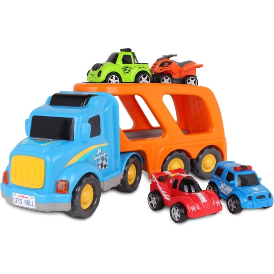  Junior Racers Jr. Transporter with 4 Vehicles