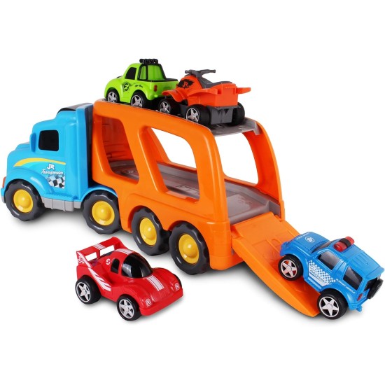  Junior Racers Jr. Transporter with 4 Vehicles