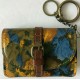 Mini Torri Wild Flower Leather Wallet with Key Ring