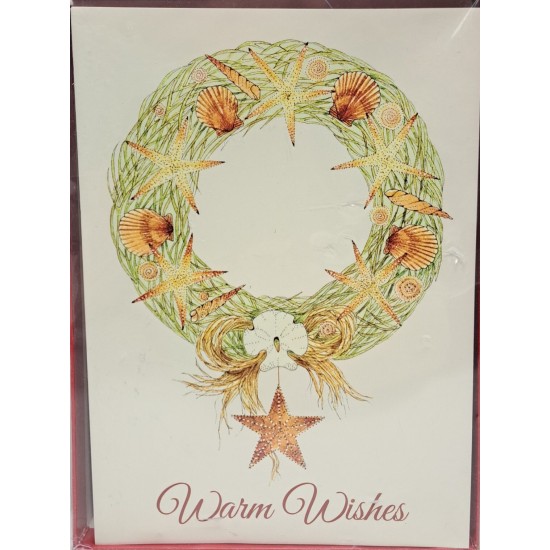  “Warm Wishes, For a Wonderful Christmas” Greeting Cards