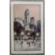 , City Scene with Skaters Holiday Cards, 14 Cards and Envelopes