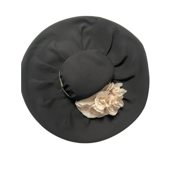  Amber Extra Wide Brim Black One Size